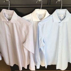 Calvin Klein slim fit dress shirts 3 for 1!